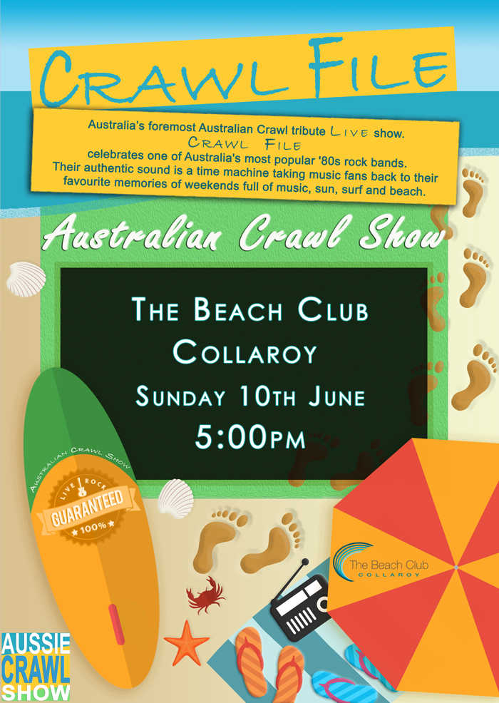 aussie crawl show beach club collaroy