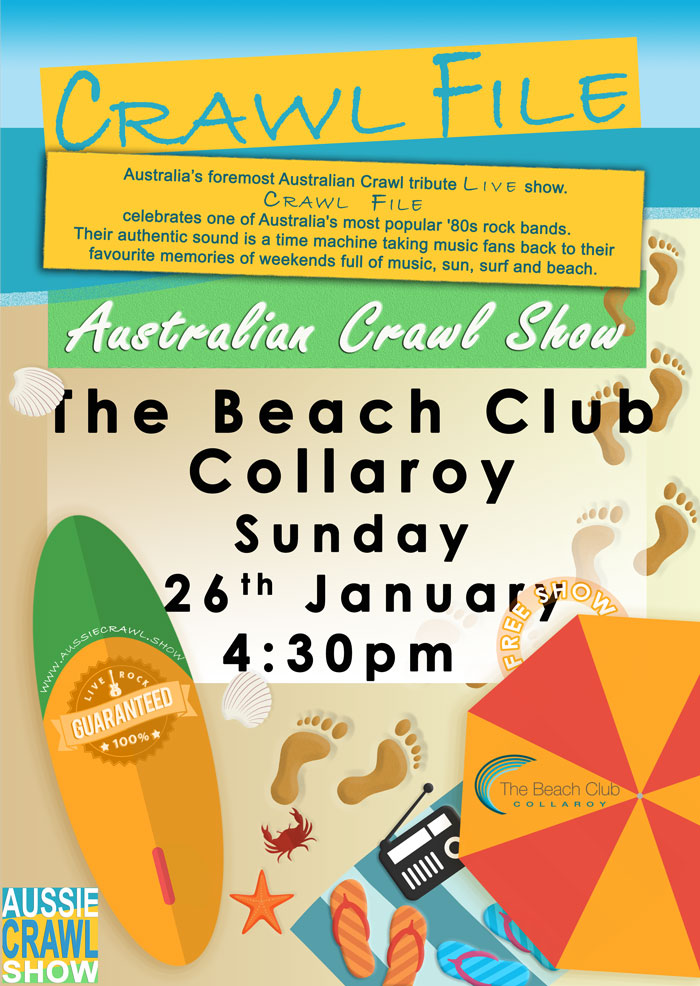 COLLAROY BEACH CLUB Sunday, 26 Jan 2020  4.30pm
